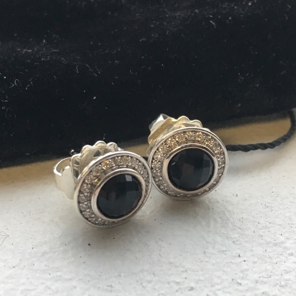 David Yurman Petite Cerise Black Onyx w/Di… - Picture 8 of 8